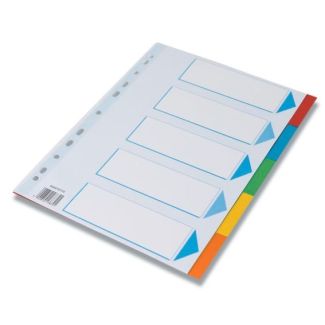 Elba plastic faneblade flexible organisation A4 