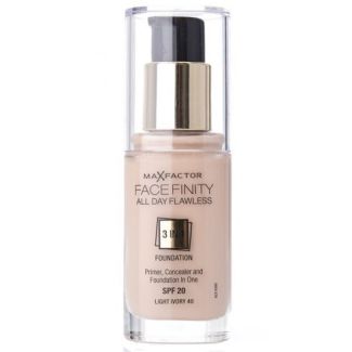 Max Factor Face Finity  All Day Flawless 3 in 1  foundation spf 20 40 Light ivory 30ml