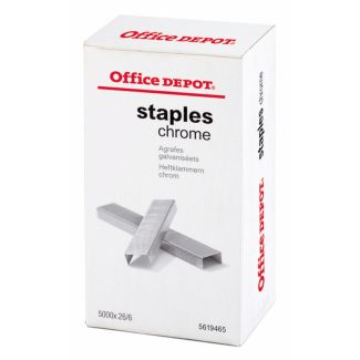 Office depot Hæfteklammer galvaniserede 26/6 5000stk/æsk