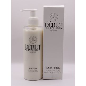 Début copenhagen skincare nurture hydrating body lotion for all skin types 200ml