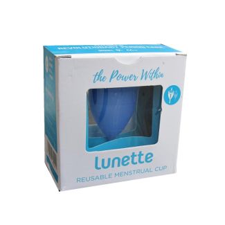 Lunette reusable menstrual cup str. 1 blå