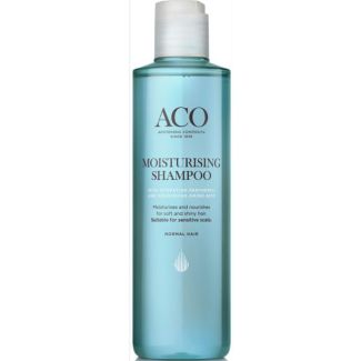ACO moisturising shampoo with hydrating panthenol and nourishing amino acid normal hair 250ml
