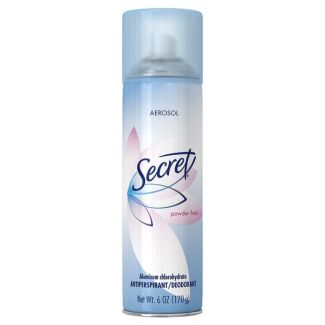Aerosol secret antiperspirant deodorant 170g