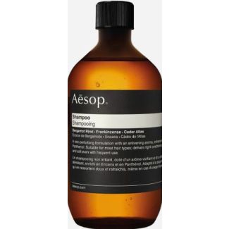 Aesop shampoo bergamot rind frankincense cedar atlas skruelåg 500ml
