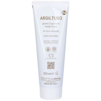 Argital argitaltubo green clay mask ready to use for face and body 100% natural 250ml