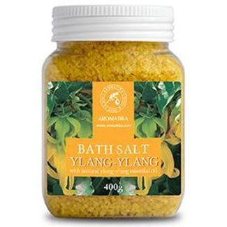 Aromatika bath salt ylang-ylang with natural sea salt and ylang-ylang essential oil 400g