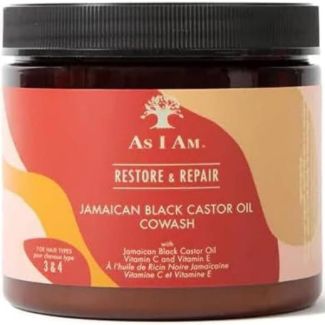 As i am restore & repair jamaican black castor oil cowash 454g