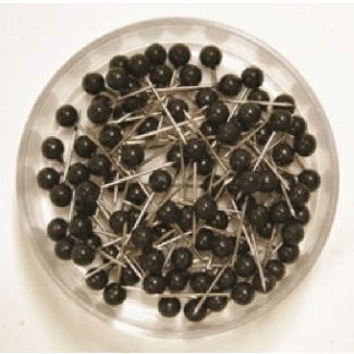 Büngers map pin 4x13mm 100 stk sort