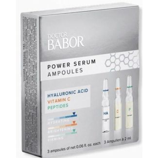 Babor power serum ampoules hyaluronic acid vitamin C peptides 3 x 2ml