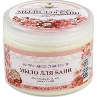 Babushka agafia floral hair & body soap 500ml