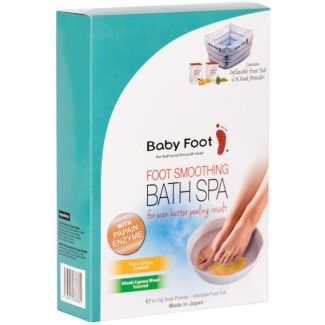 Baby foot smoothing bath spa 6x10g