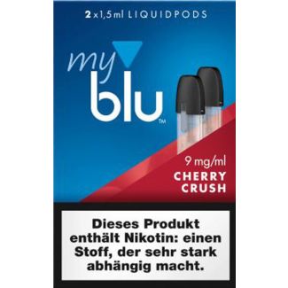 My blu liquid pods 9mg cherry crush 2x1,5ml