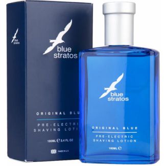 Blue stratos pre-electric shaving lotion original blue 100ml