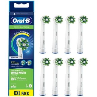 Braun oral-b børstehoveder cross action cleanmaximiser XXL pack 8 stk