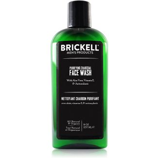Brickell men's products purifying charcoal face wash 237ml