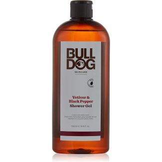 Bulldog skincare vetiver & black pepper shower gel 500ml