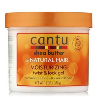 Cantu shea butter for natural hair moisturizing twist & lock gel 370g