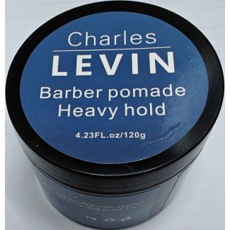 Charles levin barber pomade heavy hold blå 120g