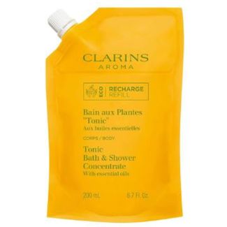 Clarins aroma tonic bath & shower concentrate with essential oils refill 200ml