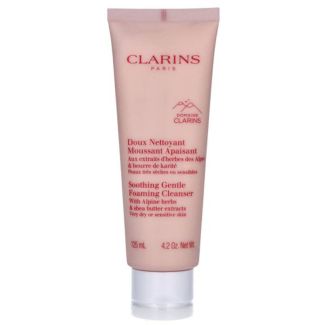 Clarins paris soothing gentle foaming cleanser with alpine herbs 125ml