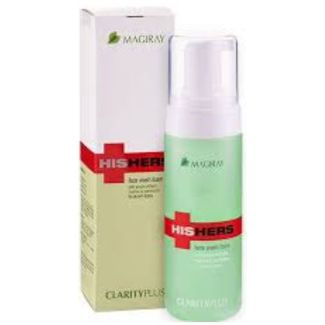 Clarityplus magiray hishers face wash foam with seabuckthorn mallow & panthenol for all skin types 150ml