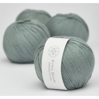 Krea Deluxe - Organic Cotton - Støvet grøn, color 41, 50 gram