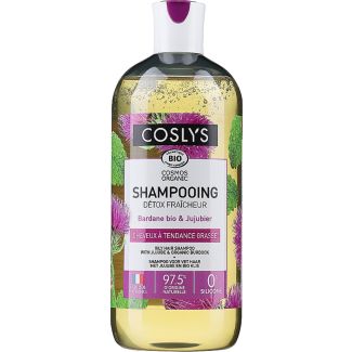 Coslys cosmos organic oily hair shampoo with jujube & organic burdock 500ml