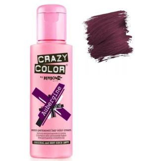 Crazy color by renbow semi-permanent hair color cream no. 50 aubergine 100ml