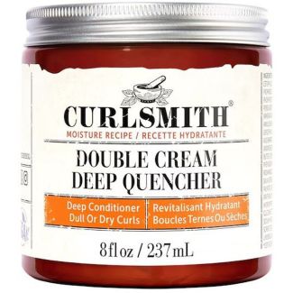 Curlsmith moisture recipe double cream deep quencher deep conditioner for dry dull hair 237ml
