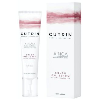 Cutrin ainoa weightless care color oil serum for color treated hair 40ml (æske upæn)