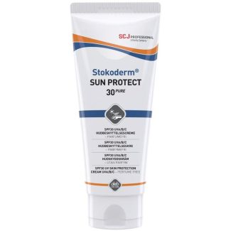 DEB skin care stokoderm sun protect pure SPF30 high protection 100ml