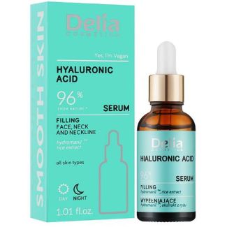 Delia cosmetics hyaluronic acid serum all skin types 30ml