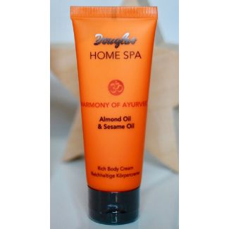 Douglas home spa harmony of ayurveda almond oil & sesame oil rich body cream 75ml