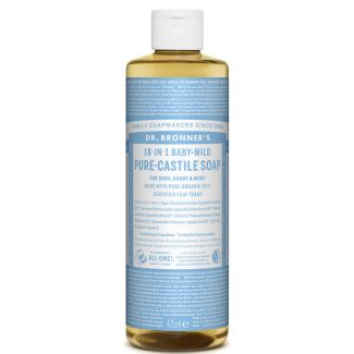 Dr. Bronner's 18-in-1 baby-mild pure-castile soap 475ml