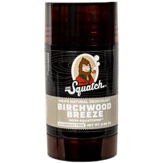 Dr. Squatch men's natural deodorant birchwood breeze 75g