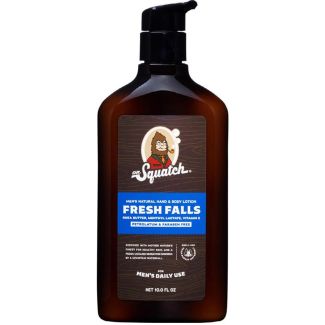 Dr. Squatch men's natural hand & body lotion fresh falls 295.7ml