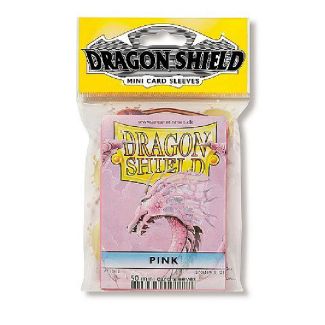 Dragon shield 50 mini card sleeves pink