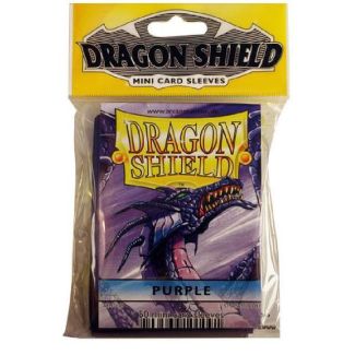 Dragon shield 50 mini card sleeves purple