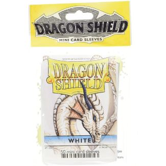 Dragon shield 50 mini card sleeves white