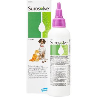 Elanco surosolve ear cleaner for dogs and cats 125ml