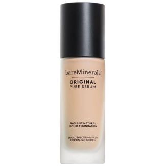 BareMinerals original pure serum radiant natural liquid foundation SPF20 1.5 fair cool 30ml