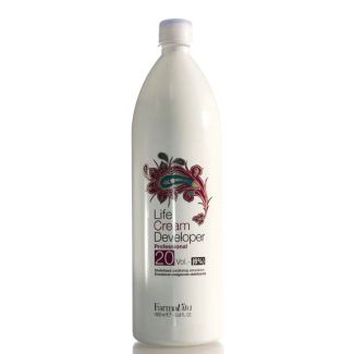 Farmavita life cream developer 20 vol - 6% stabilised oxidizing emulsion 1L