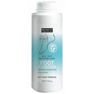 Beauty formulas deodorising foot care foot powder antibacterial 100g