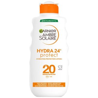 Garnier ambre solaire hydra 24h protect hydrating protection lotion SPF20 medium protection 200ml
