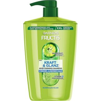 Garnier fructis kraft & glanz kräftigendes shampoo grapefruit extrakt normales haar 1L