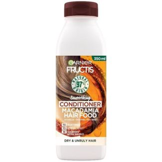 Garnier fructis smoothing conditioner macadamia hair food 350ml