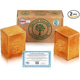 Grüne valerie naturkosmetik aleppo seife 2 x 200g