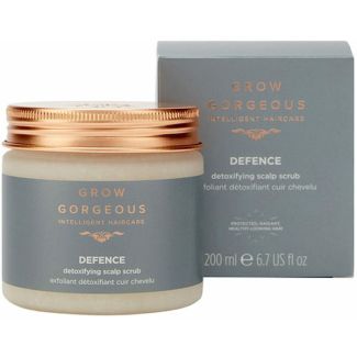 Grow gorgeous intelligent haircare defence detoxifying scalp scrub 200ml