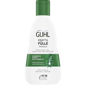 GUHL kraft & fülle shampoo rosmarin & biotin aktiv-komplex 250ml