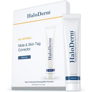 Haloderm all natural mole & skin tag corrector regular 12g